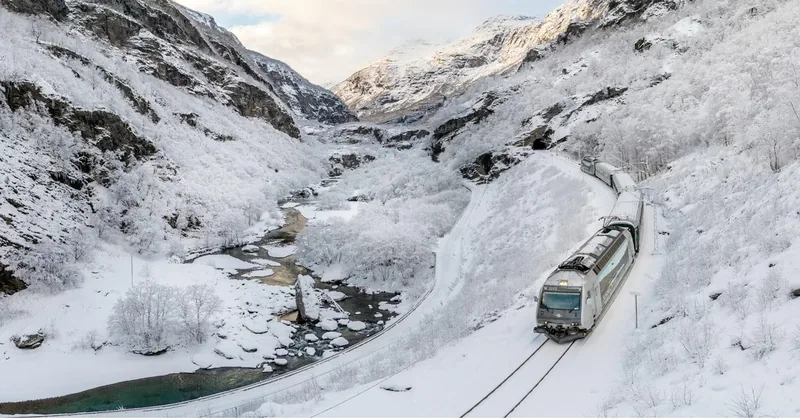 Wintertour: Wikingerdorf, Fjordrundfahrt & Flåmbahn